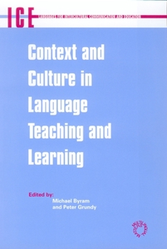 Hardcover Context and Culture in Language Teaching and Learning Book