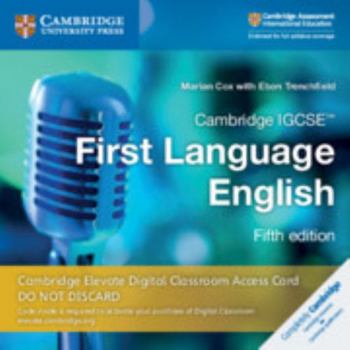 Printed Access Code Cambridge Igcse(tm) First Language English Digital Classroom Access Card (1 Year) Book