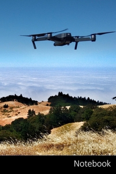 Paperback Notebook: Drone Bourdon Multicopter Carnet / Journal / Livre d'?criture / Calepin / Agenda / Notes - 6 x 9 pouces (15,24 x 22,86 Book