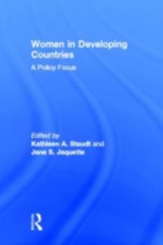Hardcover Women in Developing Countries: A Policy Focus Book