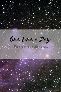 One Line a Day: Five Years of Memories: Nebula Cover | 5 Year Journal, Daily Journal, Yearly Journal, Memory Journal