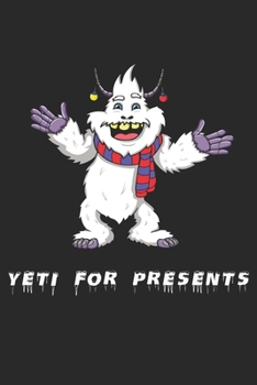 Yeti For Presents: Weihnachts Notizbuch / Tagebuch / Heft mit Karierten Seiten. Notizheft mit Weißen Karo Seiten, Malbuch, Journal, Sketchbuch, Planer für Termine oder To-Do-Liste.