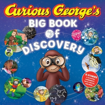 Hardcover Curious George's Big Book of Discovery Book