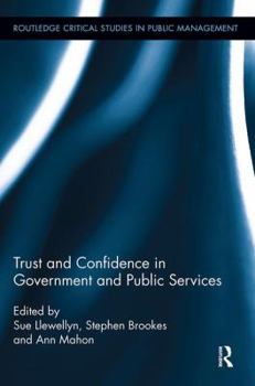 Paperback Trust and Confidence in Government and Public Services Book