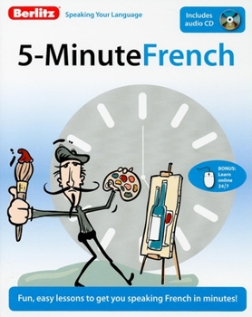 Paperback Berlitz 5-Minute French [With CD (Audio)] Book