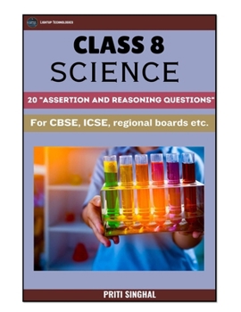 Paperback Class 8 Science 20 "Assertion and Reasoning" Questions Book