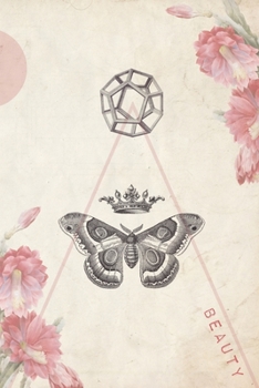 Beauty: Vintage Journal with Butterfly and Pink Cacti Flower Collage Design (Vintage Geometric Design Notebooks)