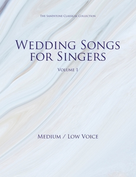 Paperback Wedding Songs for Singers Volume 1 (Medium / Low Voice) Book