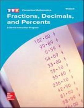 Paperback Corrective Mathematics Fractions, Decimals, and Percents, Workbook Book