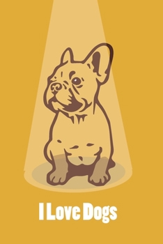 i live dogs: Dogs (legal ruled) 6 x 9 Journal with 110 pages