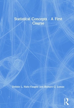 Hardcover Statistical Concepts - A First Course Book