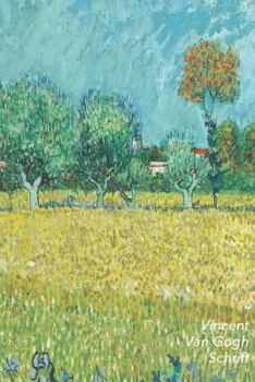 Vincent van Gogh Schrift: Veld met Irissen bij Arles | Artistiek Dagboek voor Aantekeningen | Stijlvol Notitieboek | Ideaal Voor School, Studie, Recepten of Wachtwoorden