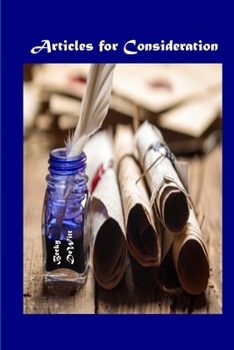 Paperback Articles for Consideration Book