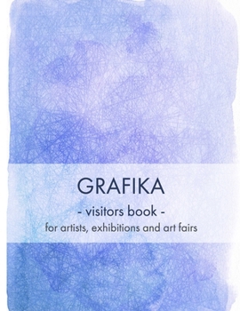 Paperback Grafika Visitors Book: for Artists, Exhibitions and Art Fairs Book