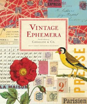 Hardcover Vintage Ephemera: From the Collection of Cavallini & Co. Book