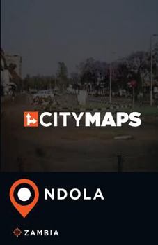 Paperback City Maps Ndola Zambia Book