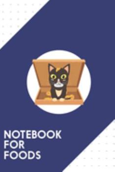 Notebook for Foods: Dotted Journal with Cat in a pizza box   Design - Cool Gift for a friend or family who loves pet presents! | 6x9" | 180 White ... Brainstorming, Journaling or as a Diary