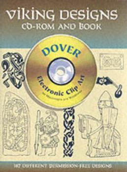 Paperback Viking Designs CD-ROM and Book (Dover Electronic Clip Art) Book