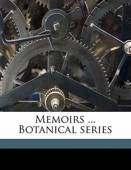 Paperback Memoirs ... Botanical Series Volume 6, No.6 Book