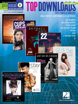 Paperback Top Downloads for Female Singers [With CD (Audio)] Book