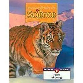 Paperback Houghton Mifflin Science: Modular Softcover Student Edition Grade 5 Unit F: Forms of Energy 2007 Book