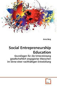 Paperback Social Entrepreneurship Education [German] Book