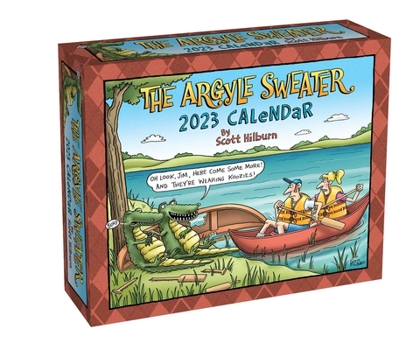 Calendar The Argyle Sweater 2023 Day-To-Day Calendar Book
