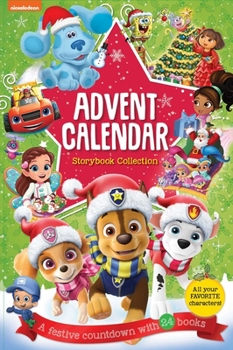 Hardcover Nickelodeon: Storybook Collection Advent Calendar: A Festive Countdown with 24 Books Book