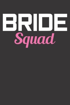 Paperback Notebook: Wedding Bridesmaid Bride Bridal Shower Dot Grid 6x9 120 Pages Book
