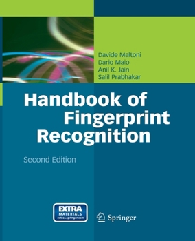 Paperback Handbook of Fingerprint Recognition Book