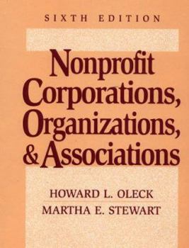 Hardcover Nonprofit Corporations, Organizations, and Associations Book