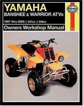 Paperback Yamaha Banshee & Warrior atvs 1987-2003 (Haynes Repair Manuals) Book