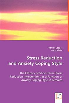Paperback Stress Reduction and Anxiety Coping Style Book