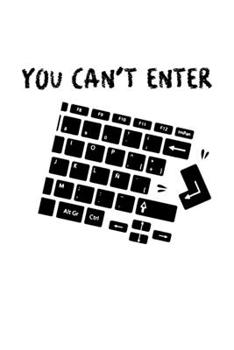 Paperback Notebook: Nerd geek pun Enter Coder funny gift 120 Pages, 6x9 Inches, Dot Grid Book