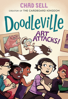 Hardcover Doodleville #2: Art Attacks!: (A Graphic Novel) Book