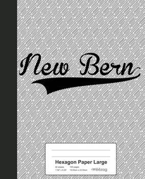 Paperback Hexagon Paper Large: NEW BERN Notebook Book