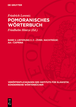 Z - Zvwk. Nachträge: AA - čaprina