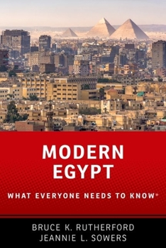 Paperback Modern Egypt: What Everyone Needs to Know(r) Book