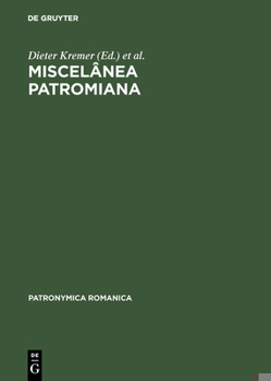 Hardcover Miscelânea Patromiana [Spanish] Book