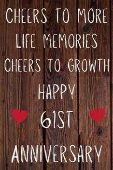 Cheers To More Life Memories Cheers To Growth Happy 61st Anniversary: Funny 61st Cheers to more life mem