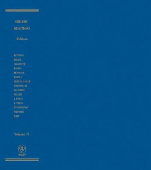 Hardcover Organic Reactions, Volume 71 Book