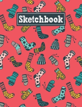 Paperback Sketchbook: 8.5 x 11 Notebook for Creative Drawing and Sketching Activities with Warm Clothes Themed Cover Design Book