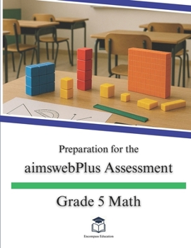 Paperback Preparation for the aimswebPlus Assessment - Grade 5 Math Book