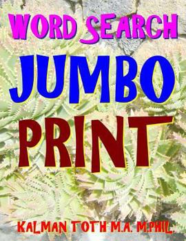 Paperback Word Search Jumbo Print: 133 Extra Large Print Themed Word Search Puzzles Book