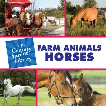 Library Binding Farm Animals: Horses Book