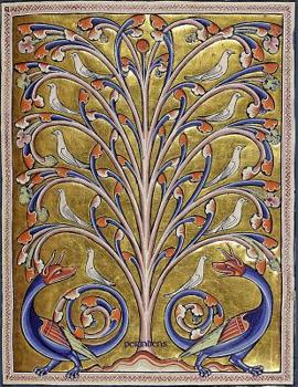Paperback Perindens: Tree of Protection 8.5 x 11 Sketchbook, Notebook, Journal Book