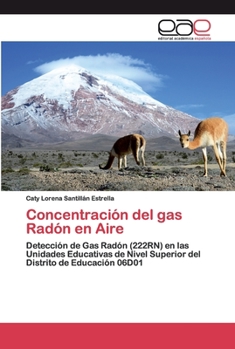 Paperback Concentración del gas Radón en Aire [Spanish] Book