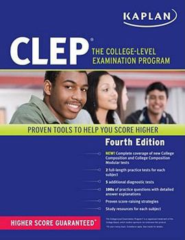 Paperback Kaplan CLEP: The College Level Examination Program Book