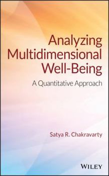 Hardcover Analyzing Multidimensional Well-Being: A Quantitative Approach Book