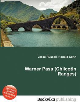 Paperback Warner Pass (Chilcotin Ranges) Book